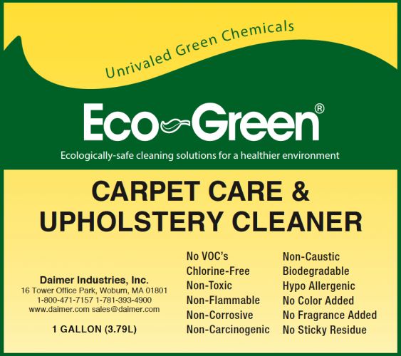 Eco-GreenÂ® Carpet Care & Upholstery Cleaner